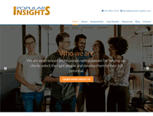 Tablet Screenshot of popularinsights.com